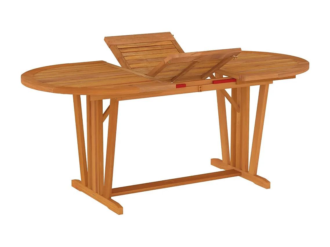 Table de jardin 200x100x75 cm Bois d'eucalyptus solide