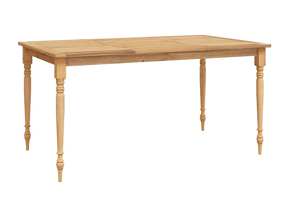 Table Batavia 150x90x75 cm Bois de teck solide