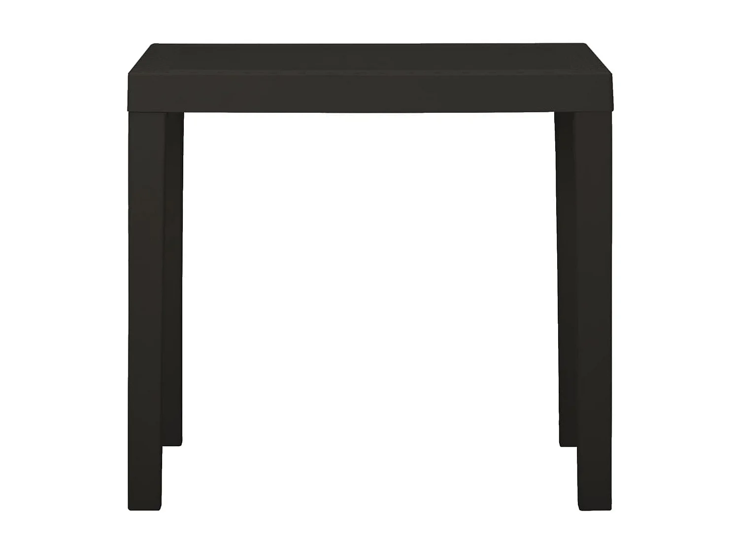 Table de jardin Anthracite 79x65x72 cm Plastique