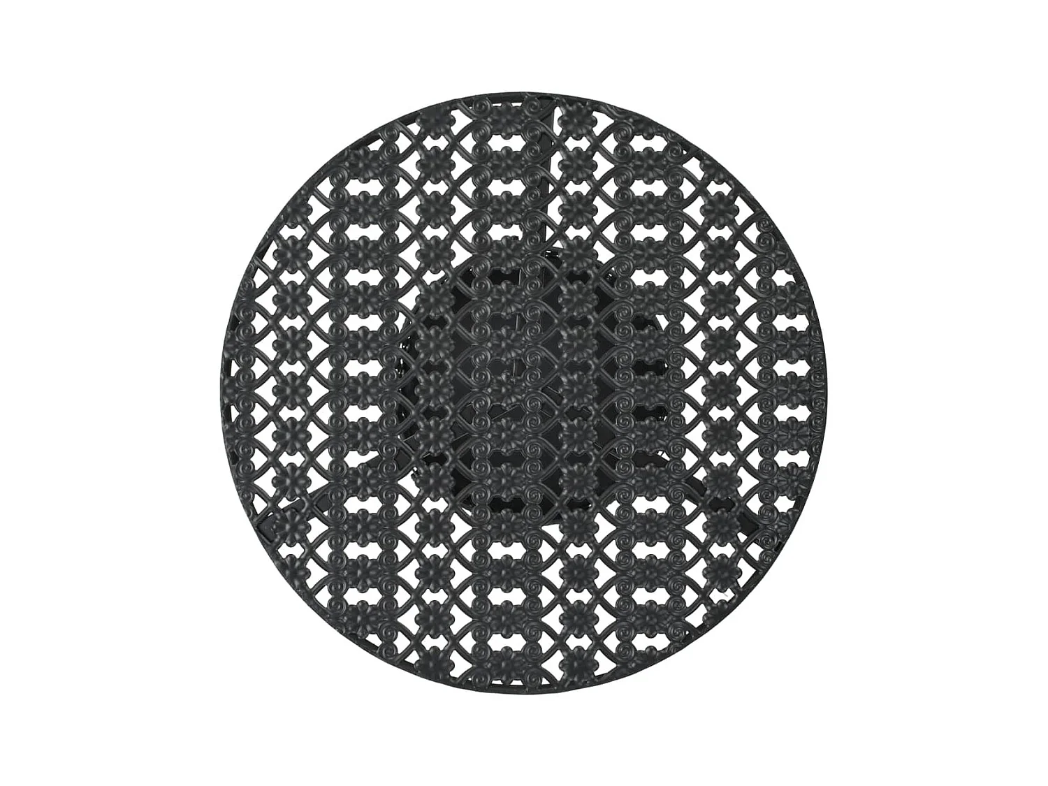 Bistrotisch Schwarz 40x70cm Metall