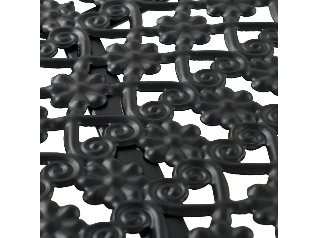Table de bistro Noir 40x70 cm Métal