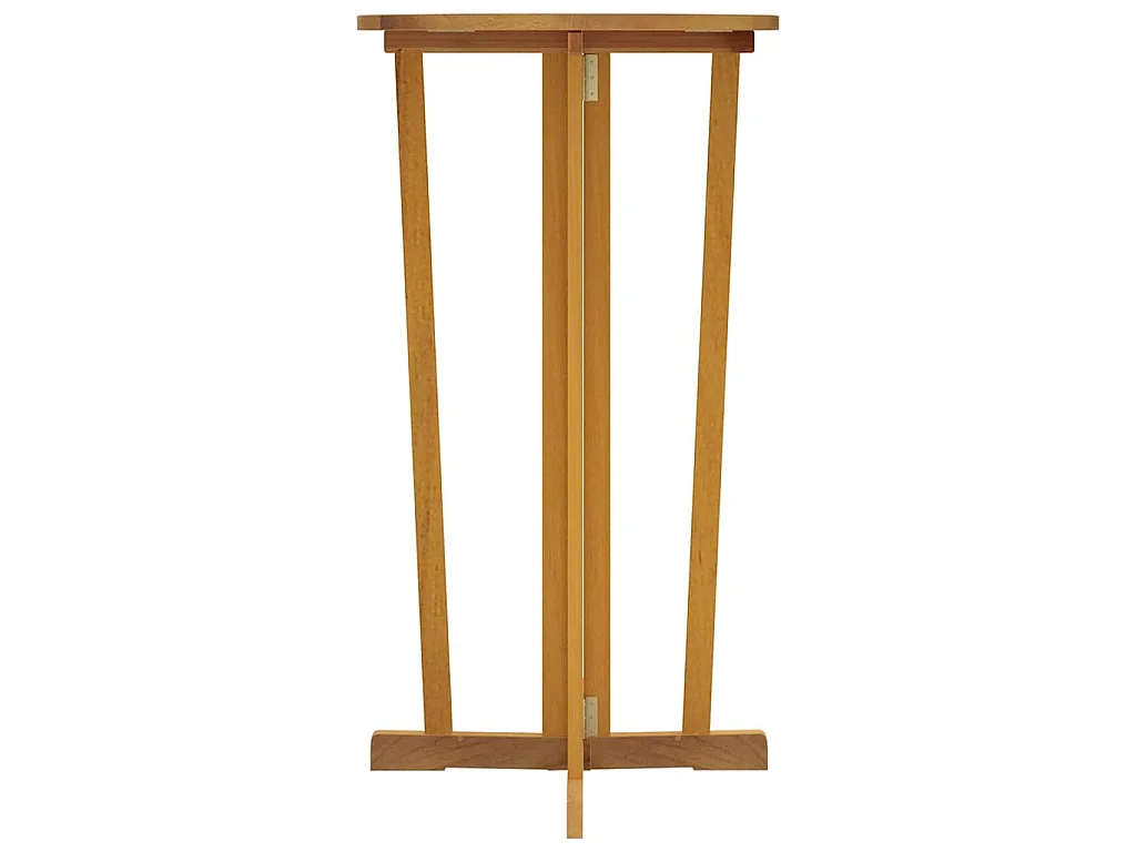 Tavolo da Bar Pieghevole 90x65x105 cm in Legno Massello di Teak