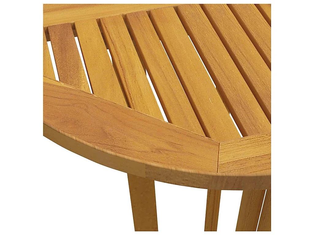 Tavolo da Bar Pieghevole 90x65x105 cm in Legno Massello di Teak
