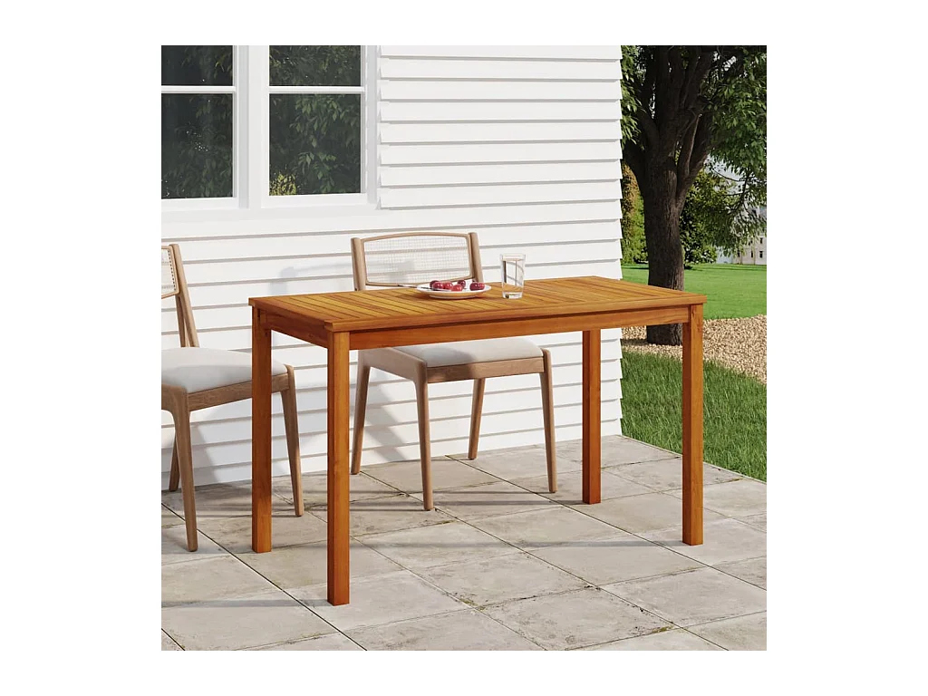 Tavolo da Giardino 110x55x67 cm Legno Massello d'Acacia
