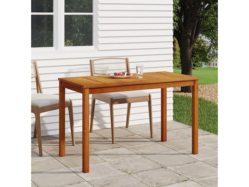 Table de jardin 110x55x67 cm Bois d'acacia solide
