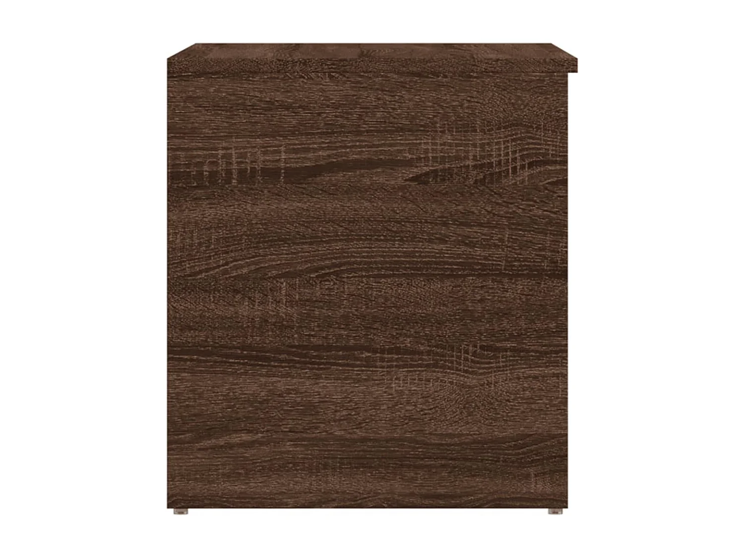 Coffre de rangement Chêne marron 84x42x46 cm Bois d'ingénierie