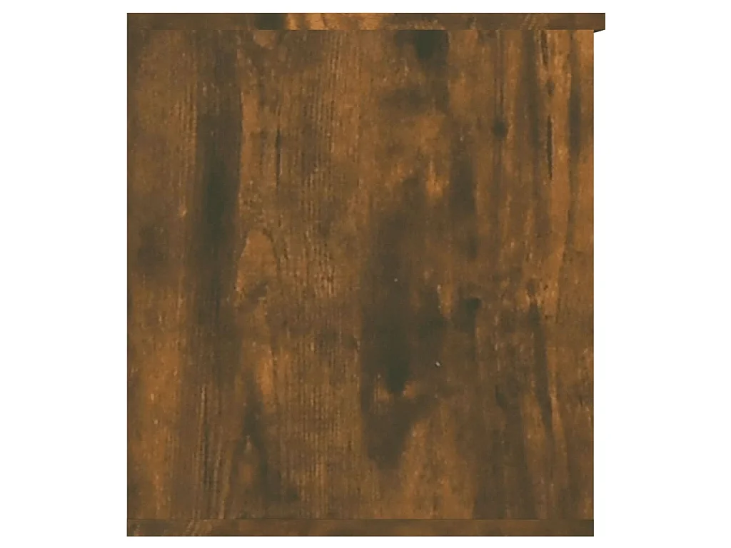 Coffre de rangement Chêne fumé 84x42x46 cm Bois d'ingénierie