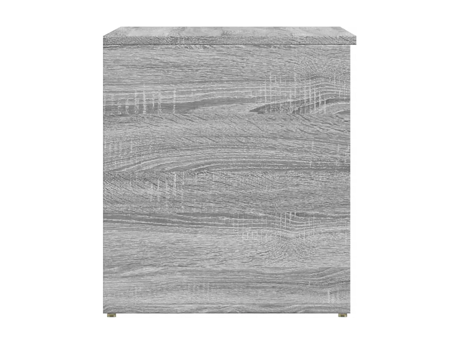 Baúl de almacenaje madera contrachapada gris Sonoma 84x42x46 cm
