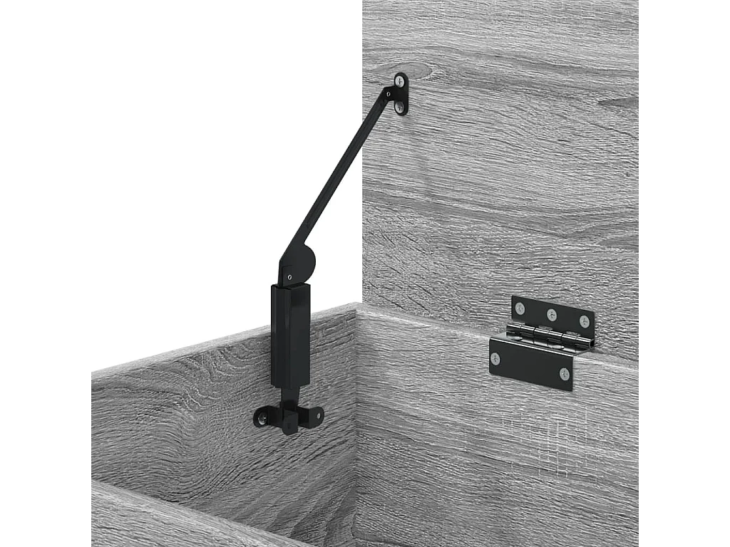 Coffre de rangement Sonoma gris 84x42x46 cm Bois d'ingénierie