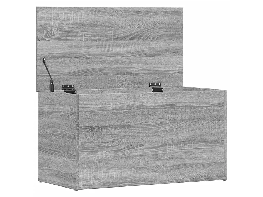 Coffre de rangement Sonoma gris 84x42x46 cm Bois d'ingénierie