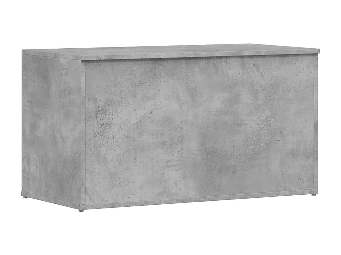 Opbergkist 84x42x46 cm bewerkt hout betongrijs