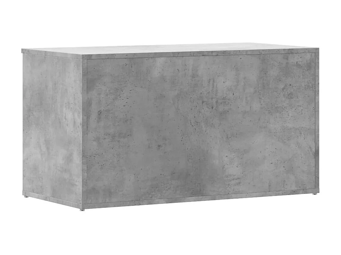 Opbergkist 84x42x46 cm bewerkt hout betongrijs
