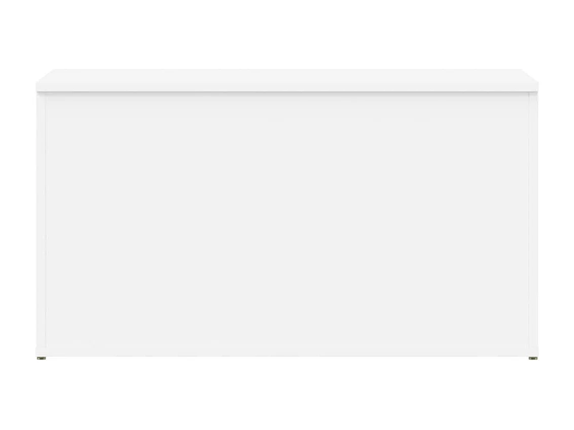 Aufbewahrungstruhe Weiß 84x42x46 cm Holzwerkstoff