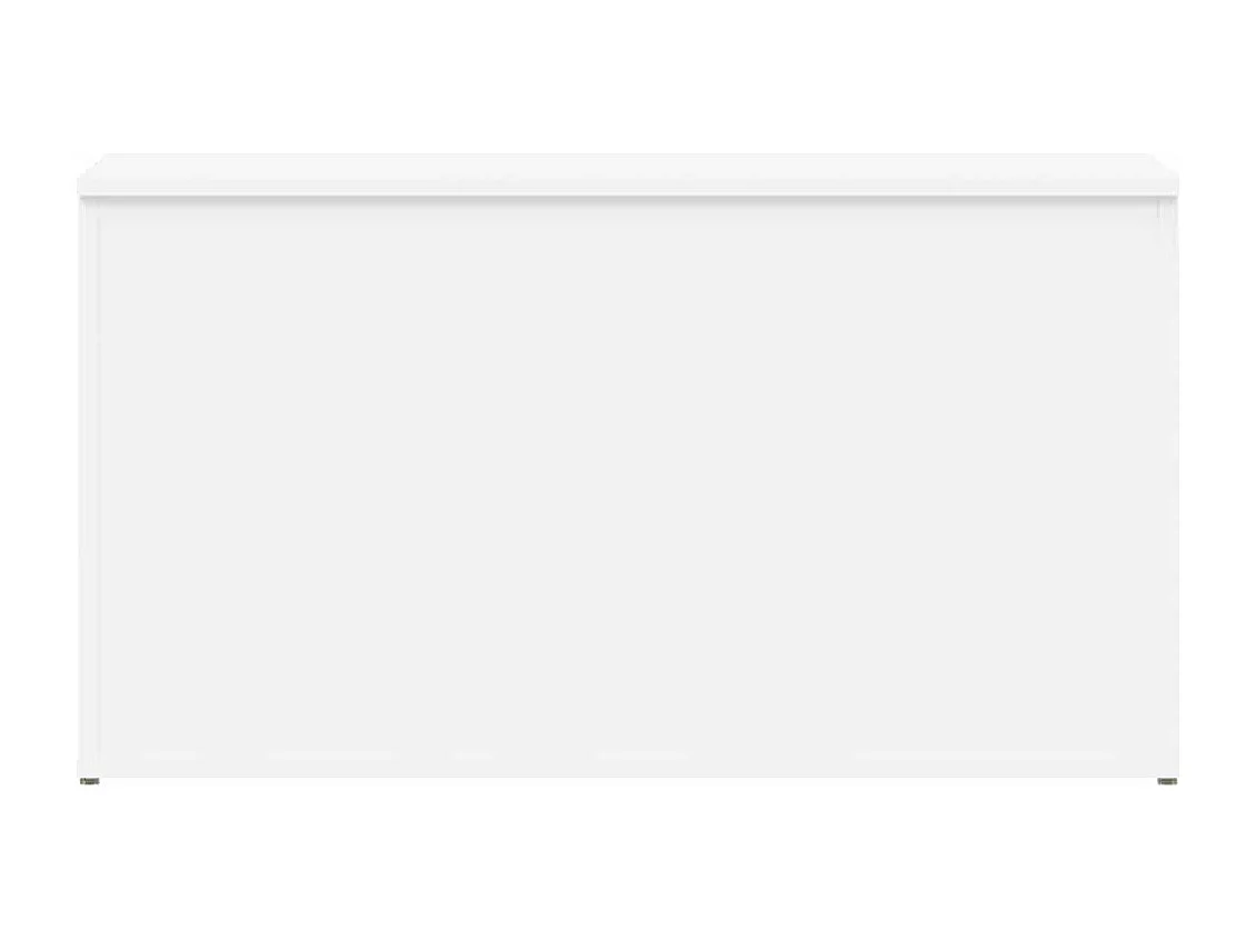 Opbergkist 84x42x46 cm bewerkt hout wit