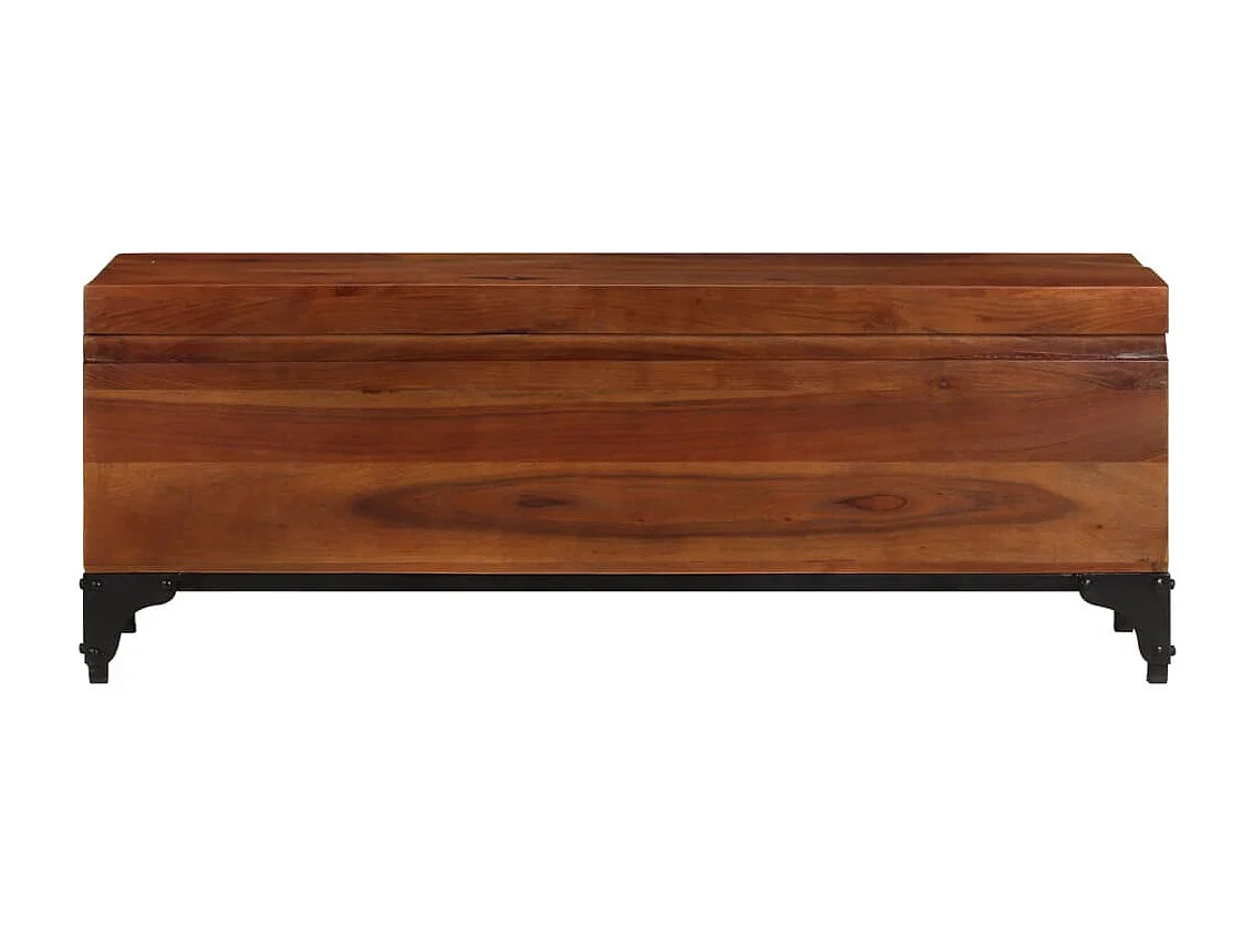 Coffre de rangement 110x35x41 cm Bois d'acacia solide