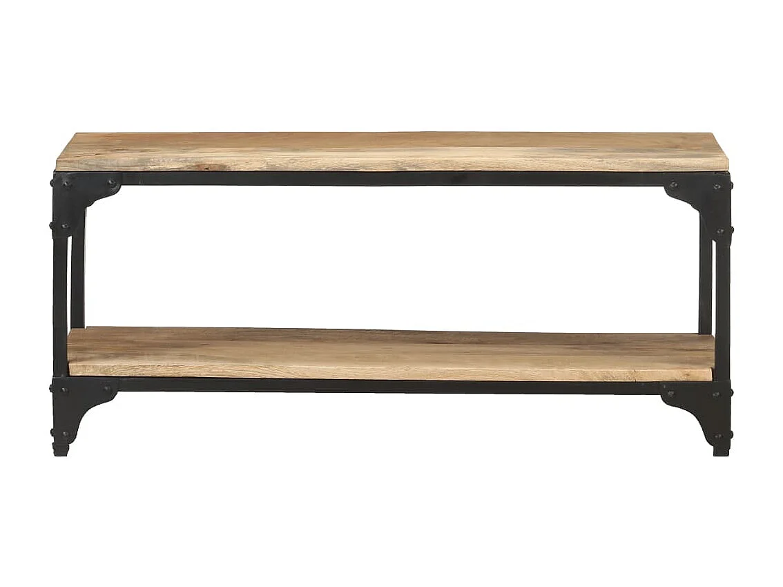 Mesa de centro 90x30x40 cm madeira de mangueira maciça