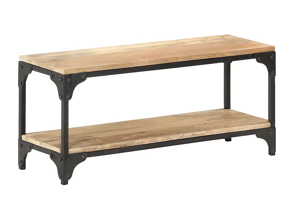 Mesa de centro 90x30x40 cm madeira de mangueira maciça