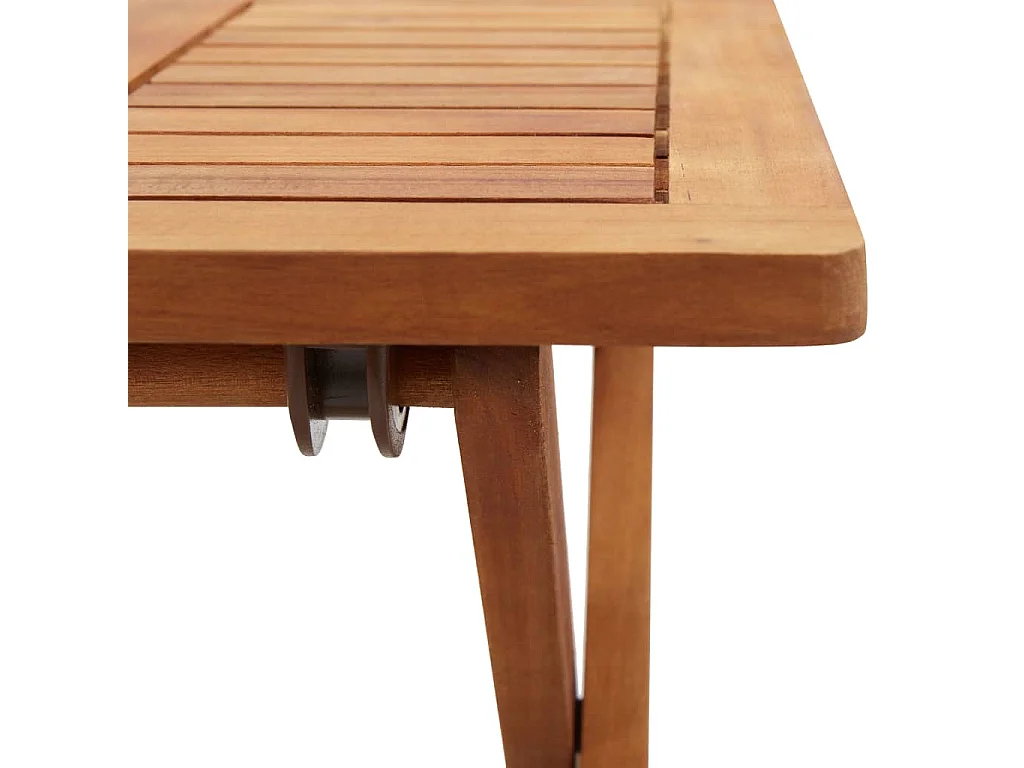 Garten-Couchtisch Klappbar 40x40x40 cm Massivholz Akazie