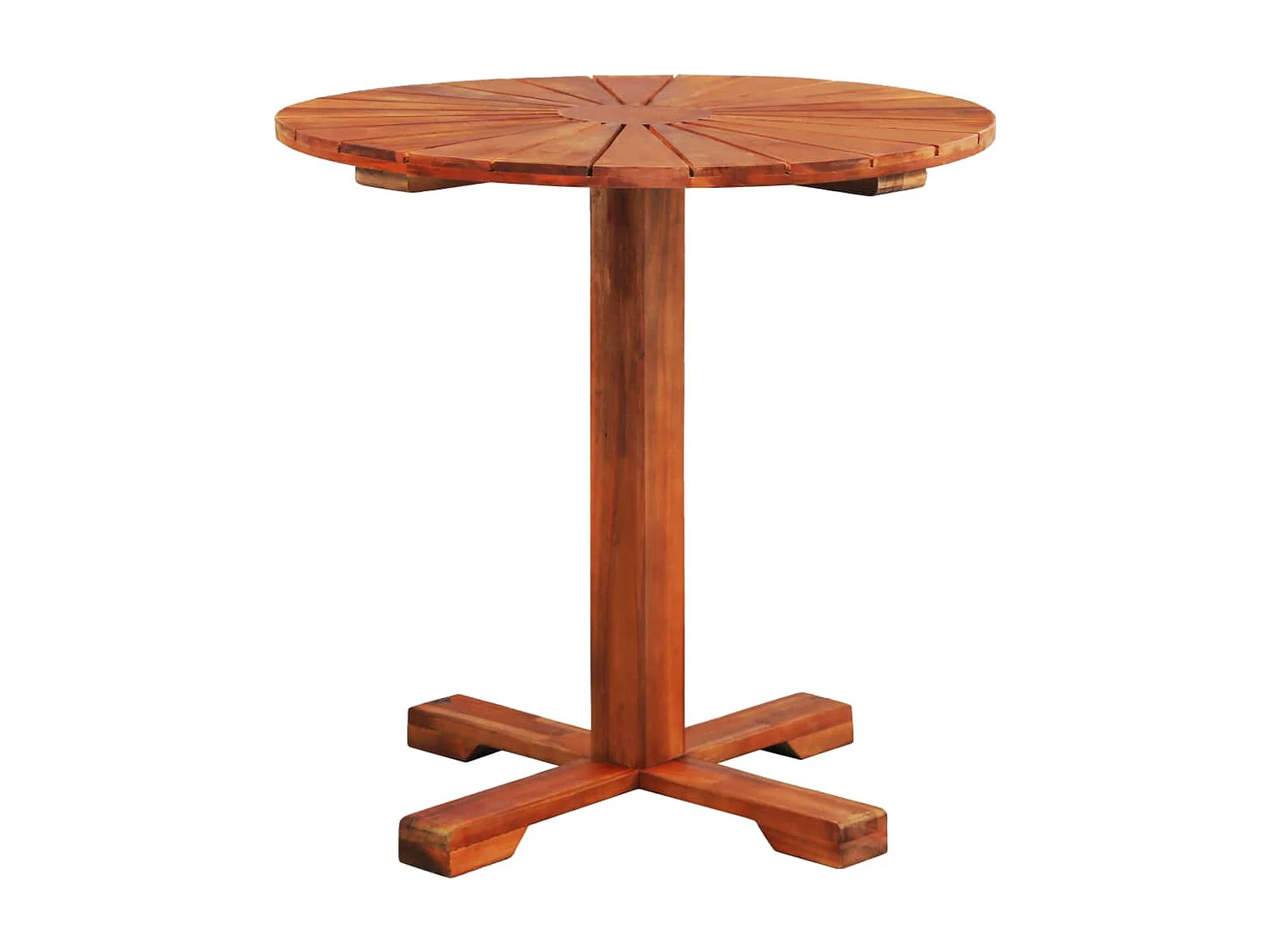 Tavolo da Bistrot 70x70 cm in Legno Massello di Acacia