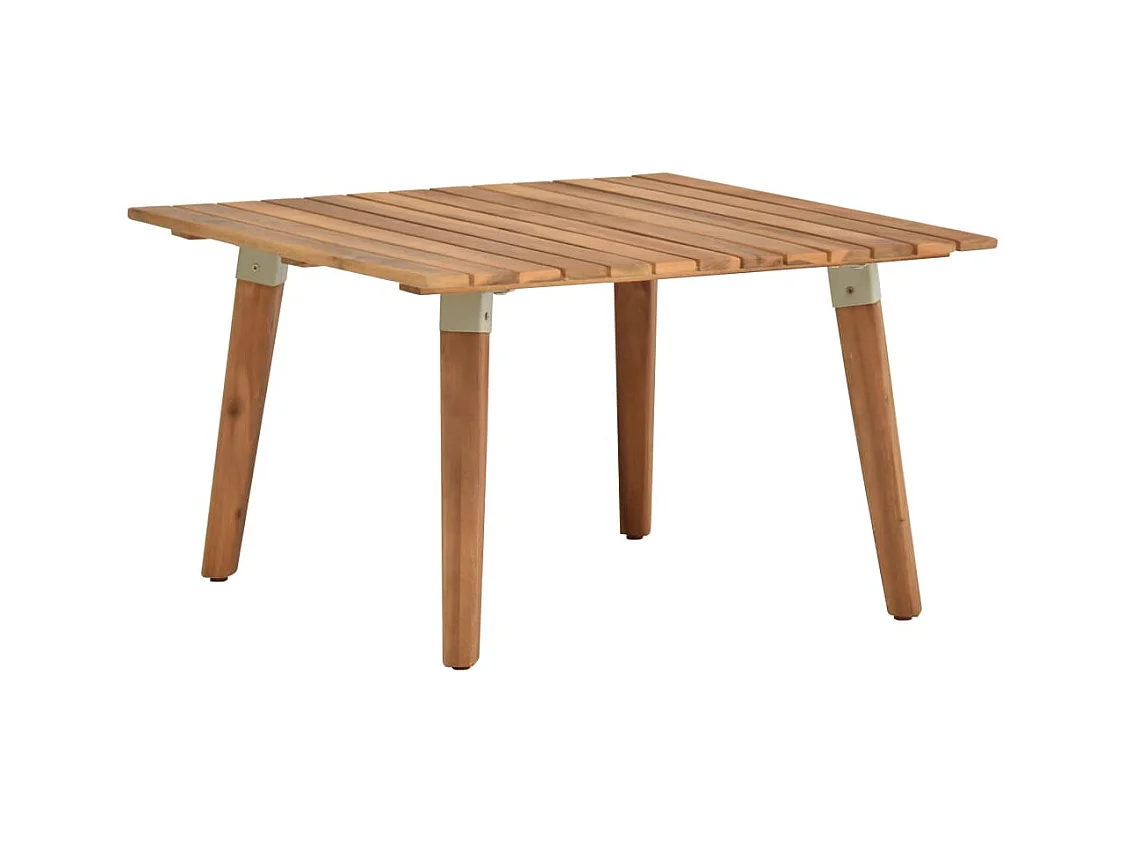 Tavolino da Caffè per Giardino 60x60x36 cm Legno di Acacia