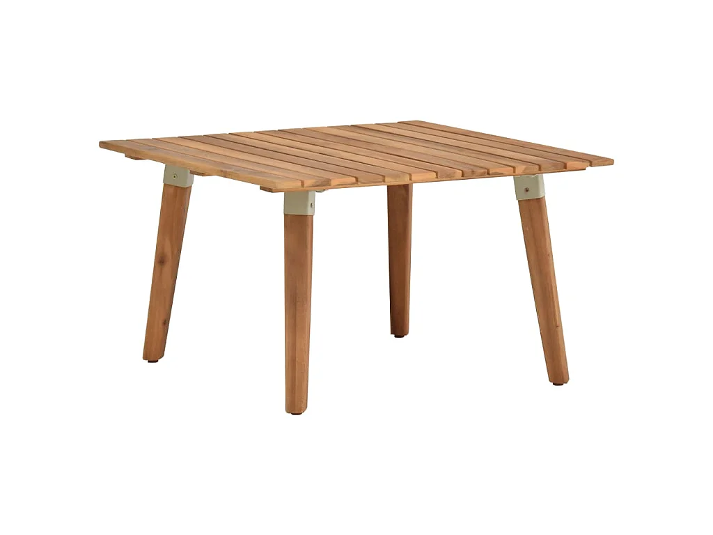 Table basse de jardin 60x60x36 cm Bois solide d'acacia