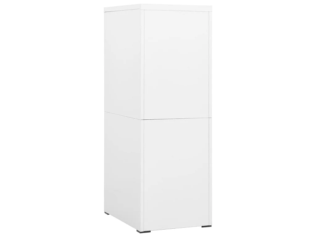 Armadio Classificatore Bianco 46x62x133 cm in Acciaio