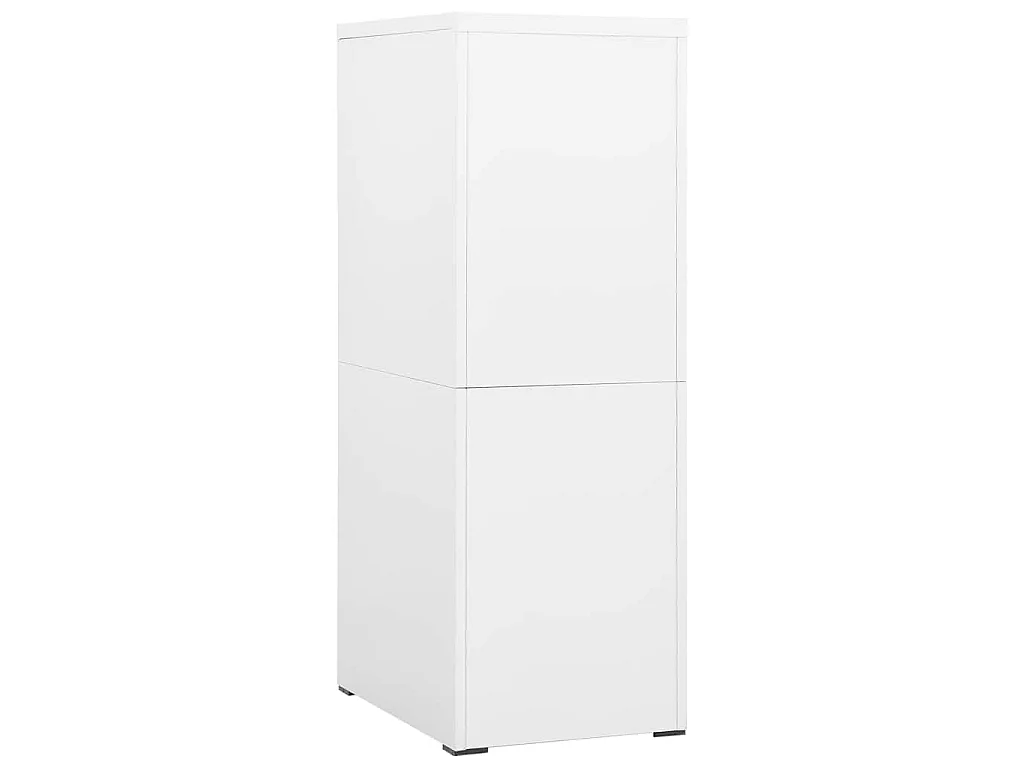 Classeur Blanc 46x62x133 cm Acier