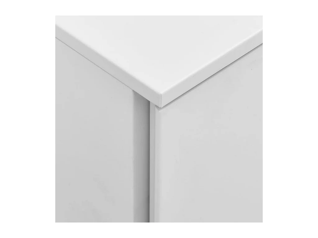 Classeur mobile Gris clair 39x45x67 cm Acier