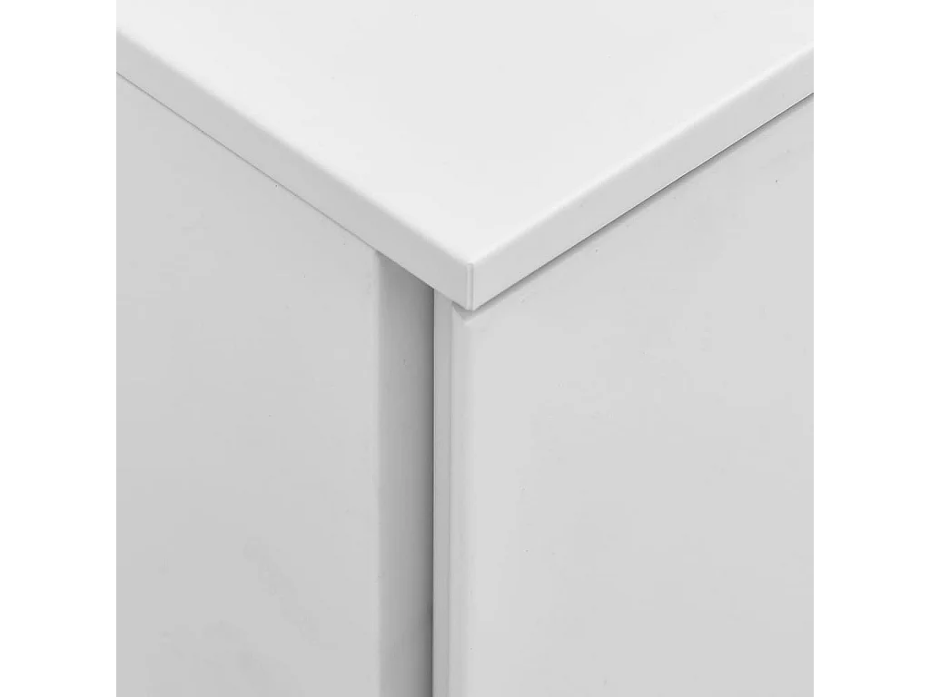 Ladeblok verrijdbaar 39x45x67 cm staal lichtgrijs