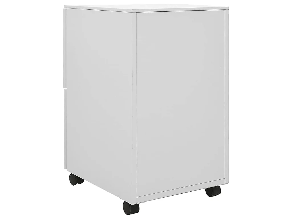 Classeur mobile Gris clair 39x45x67 cm Acier
