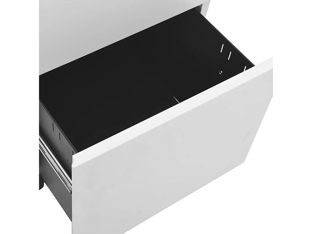Classeur mobile Gris clair 39x45x67 cm Acier