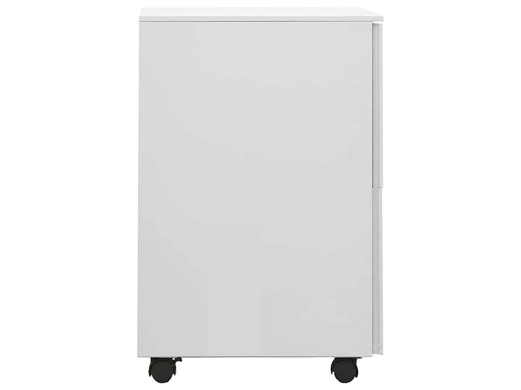 Ladeblok verrijdbaar 39x45x67 cm staal lichtgrijs