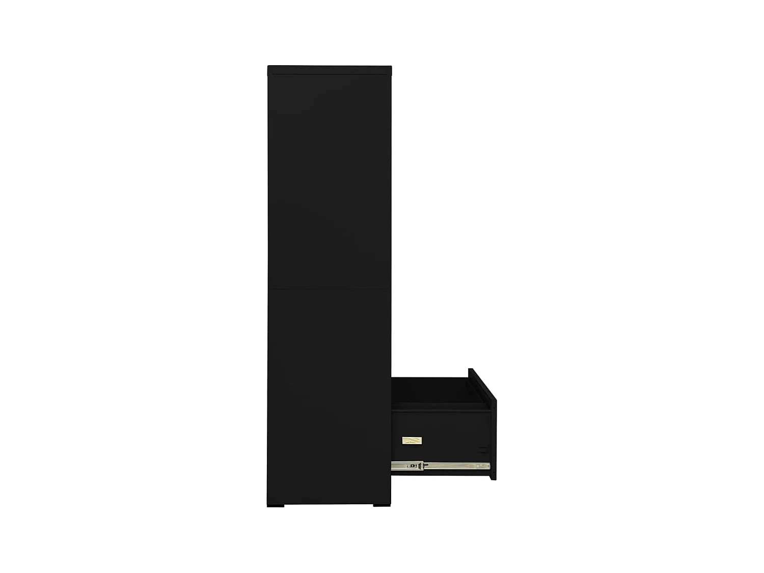 Classeur Noir 90x46x164 cm Acier