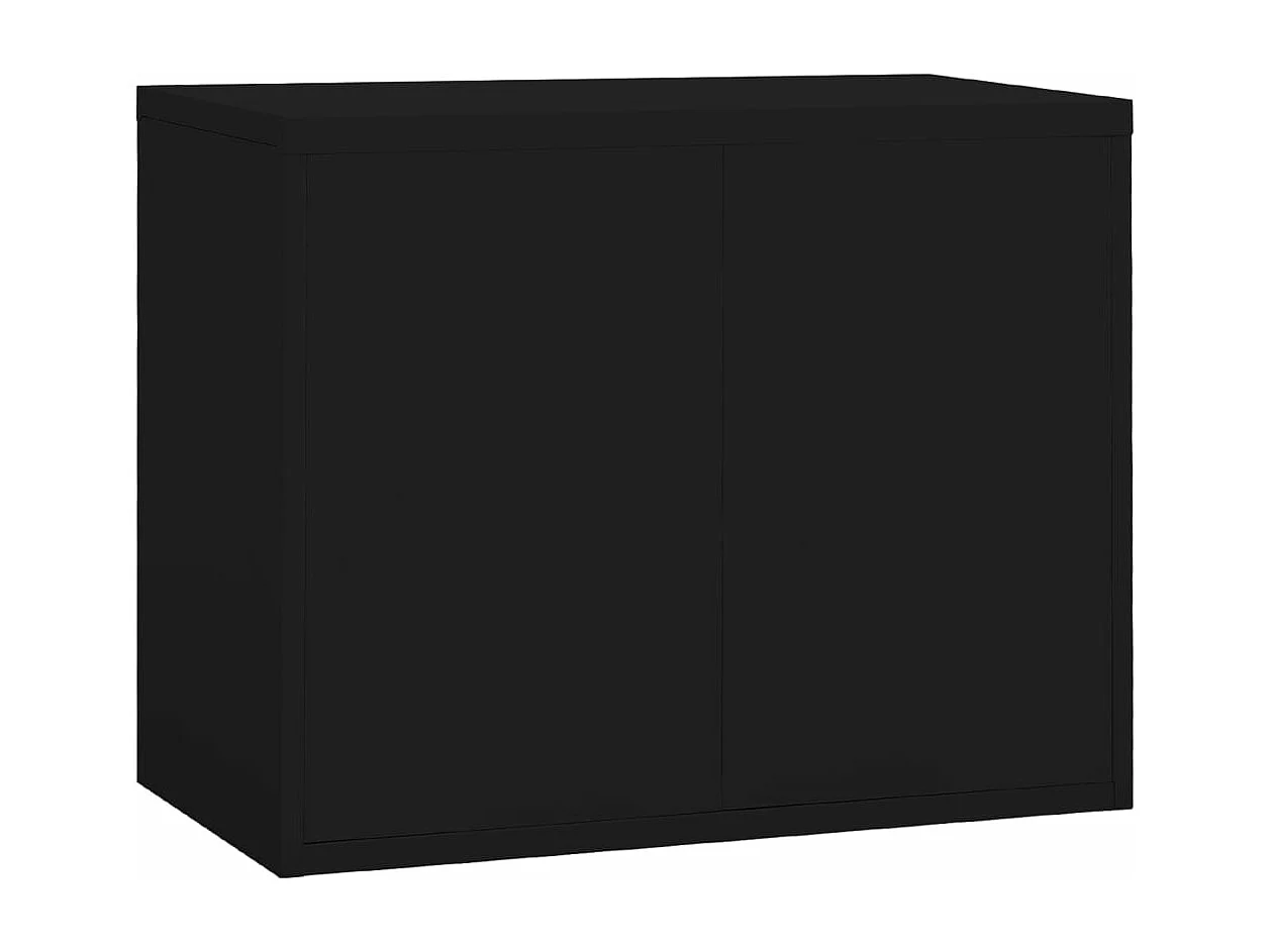 Classeur Noir 90x46x72,5 cm Acier