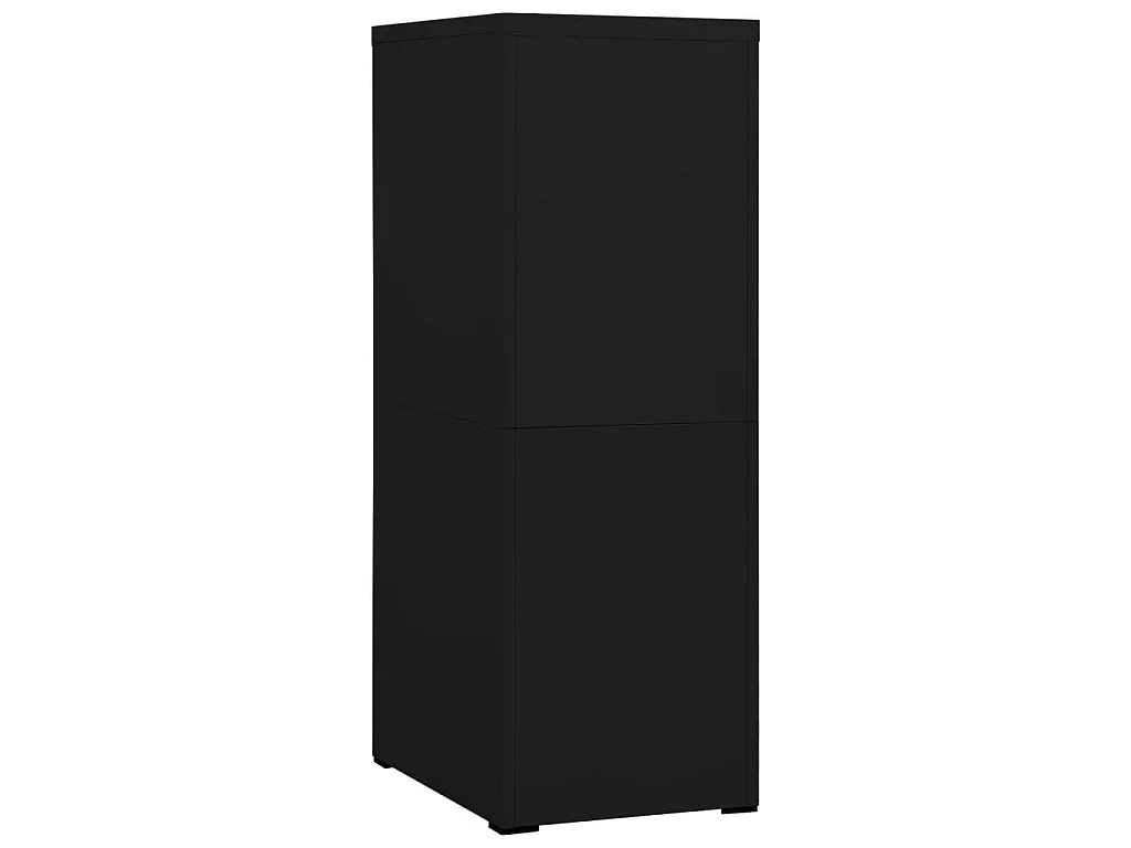 Schedario Nero 46x62x133 cm in Acciaio