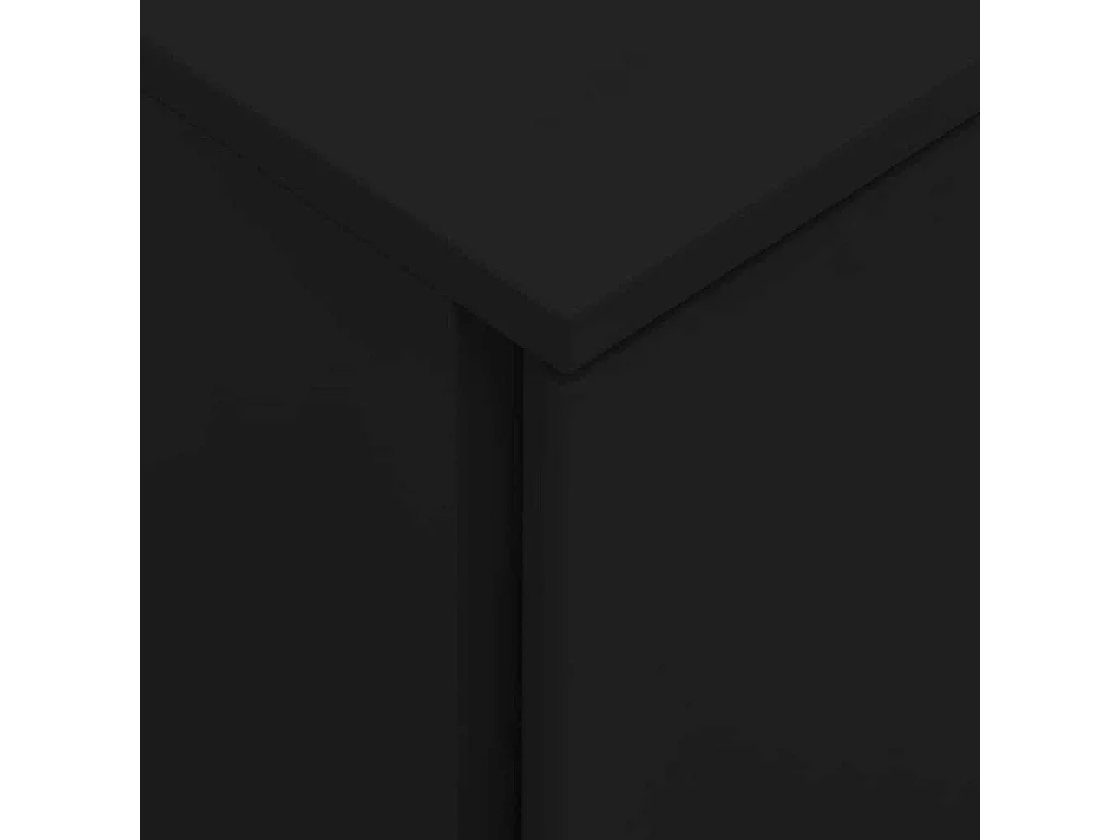 Ladeblok verrijdbaar 39x45x60 cm staal zwart