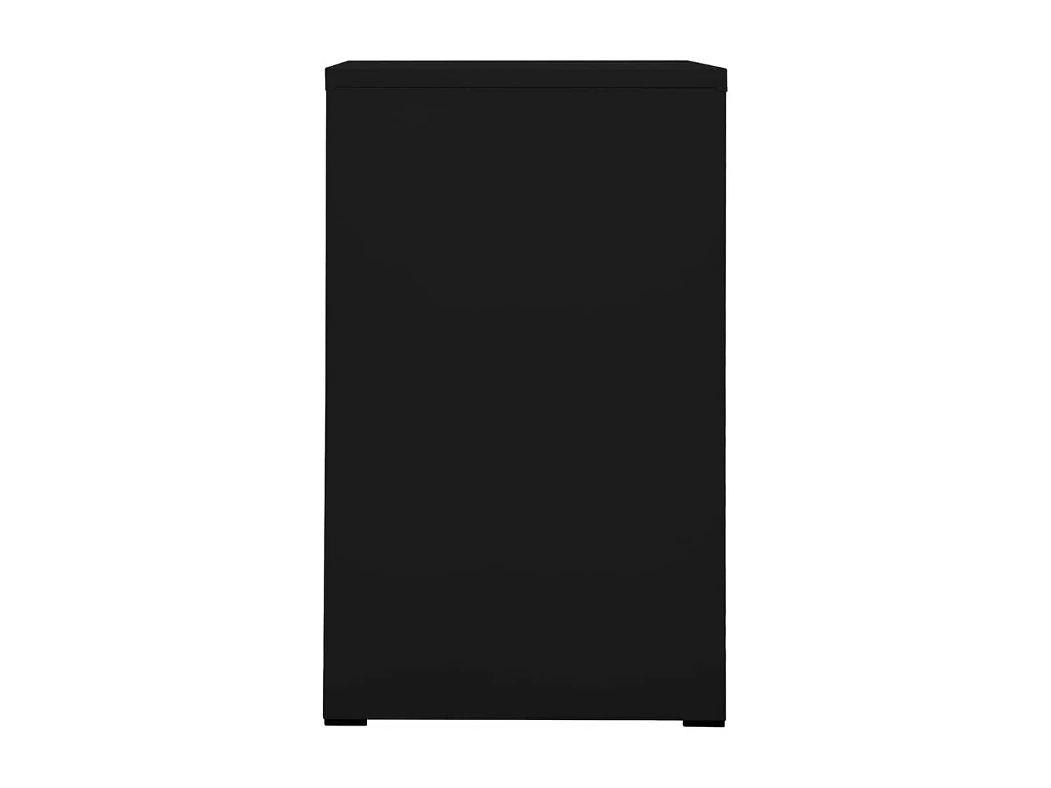 Aktenschrank Schwarz 46x62x102,5 cm Stahl