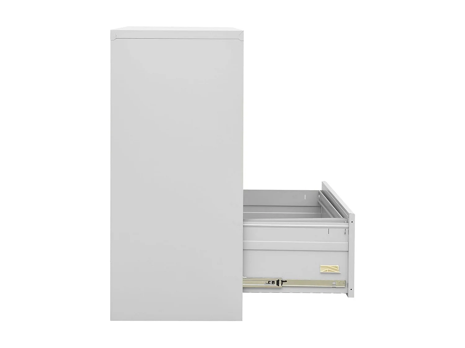 Aktenschrank Hellgrau 90x46x103 cm Stahl