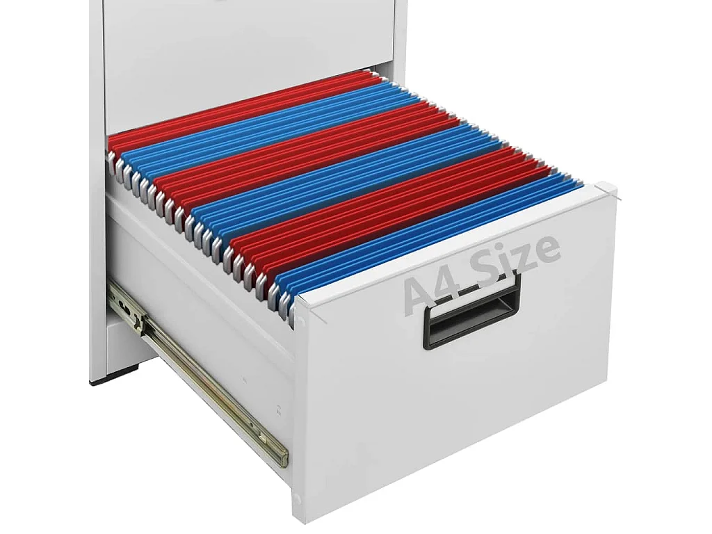 Arquivador 46x62x164 cm aço cinzento-claro