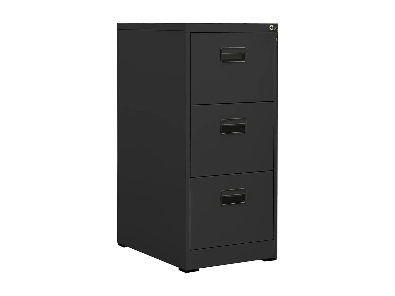 Aktenschrank Anthrazit 46x62x102,5 cm Stahl