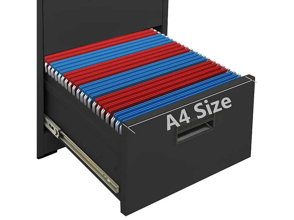 Classeur Anthracite 46x62x102,5 cm Acier
