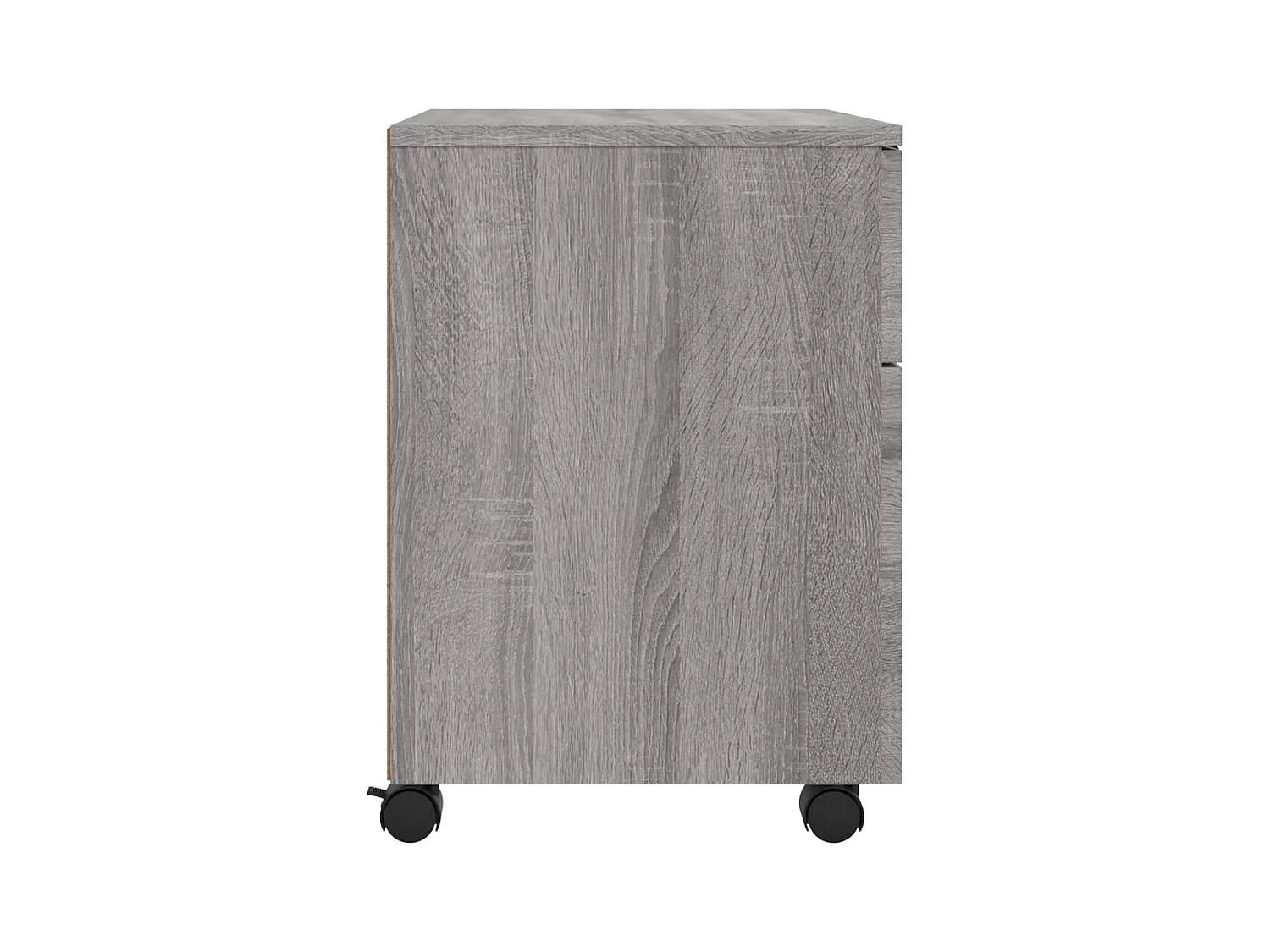 Classeur mobile avec roues Sonoma gris 45x38x54 cm Bois