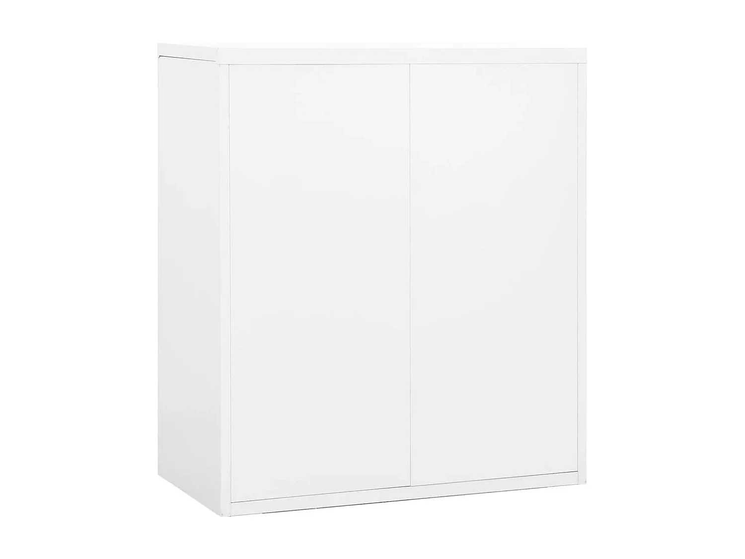 Armadio Classificatore Bianco 90x46x103 cm in Acciaio
