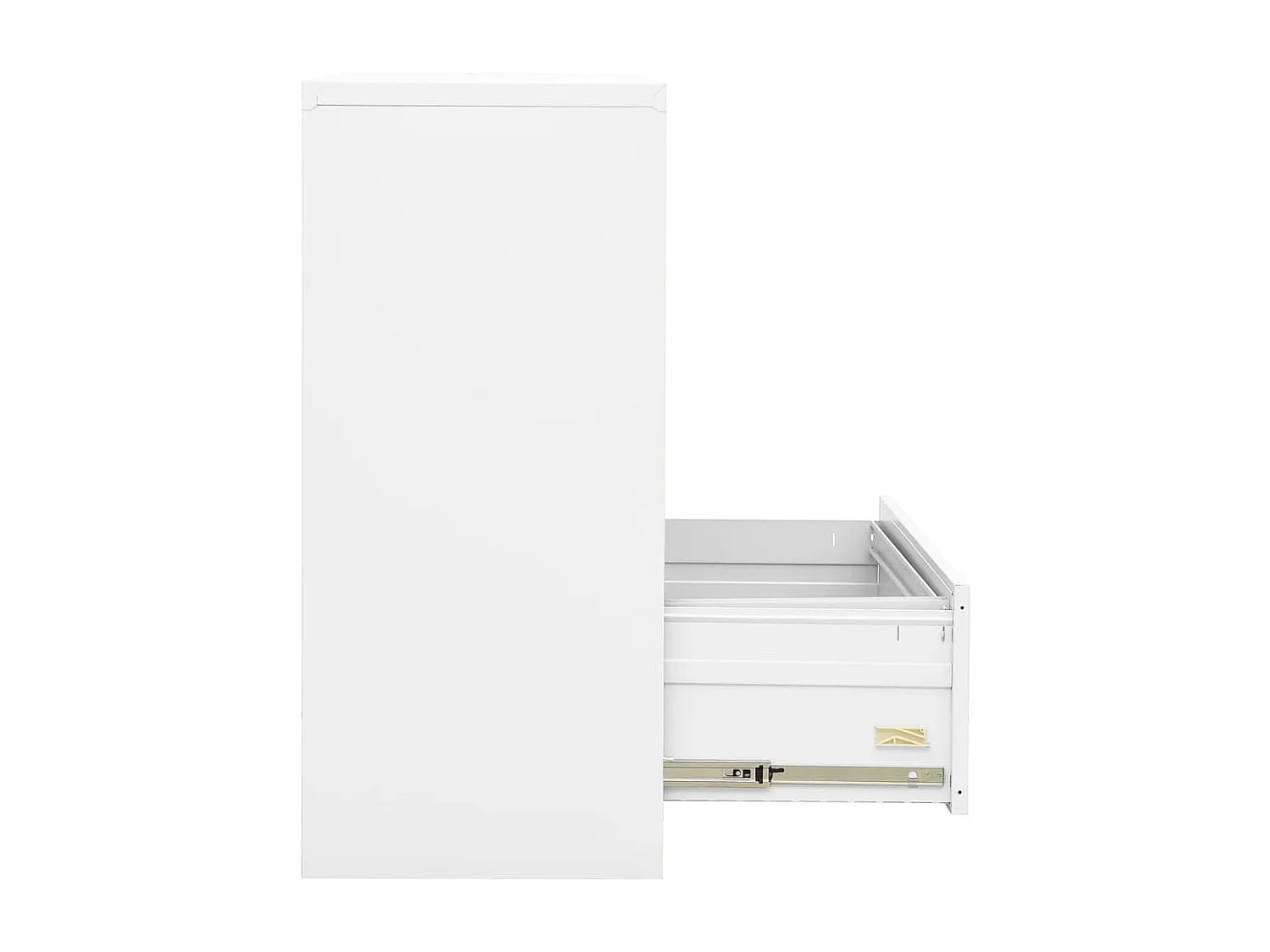 Armadio Classificatore Bianco 90x46x103 cm in Acciaio