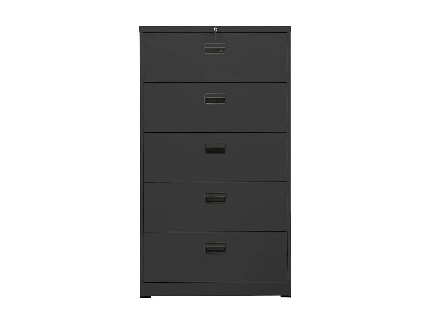 Armadio Classificatore Antracite 90x46x164 cm in Acciaio