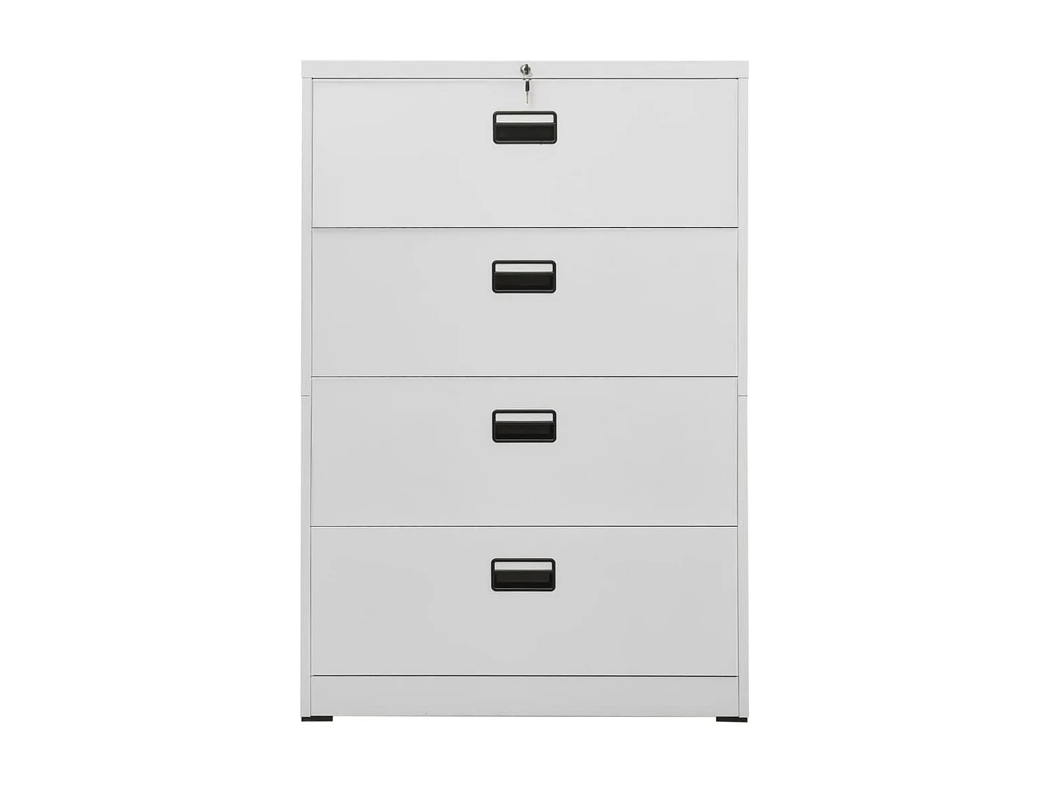Arquivador 90x46x134 cm aço cinzento-claro