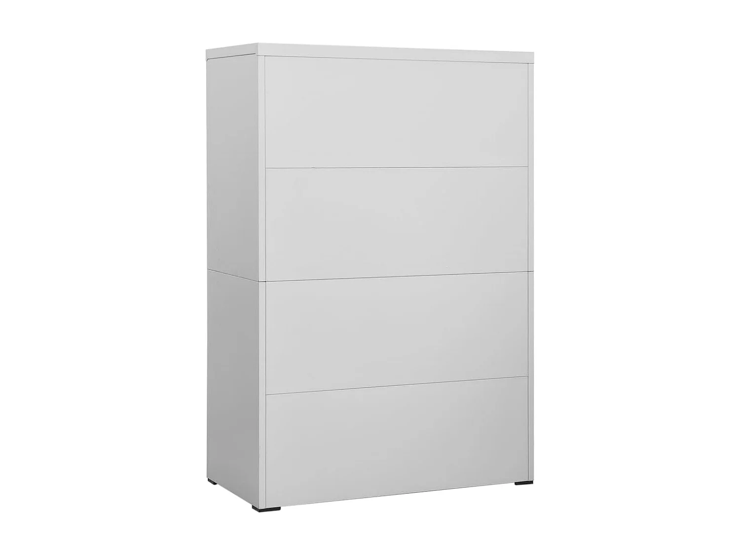 Arquivador 90x46x134 cm aço cinzento-claro