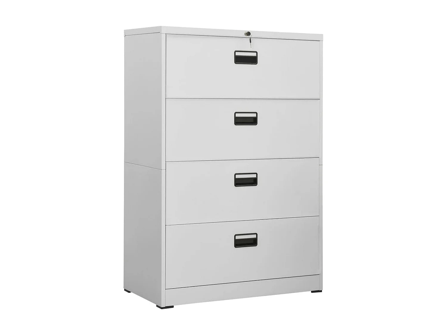 Arquivador 90x46x134 cm aço cinzento-claro