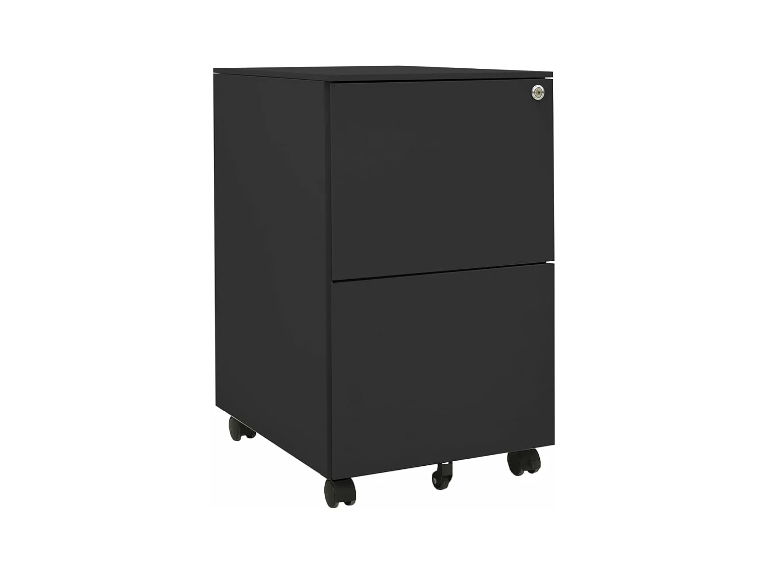 Classeur mobile Anthracite 39x45x67 cm Acier
