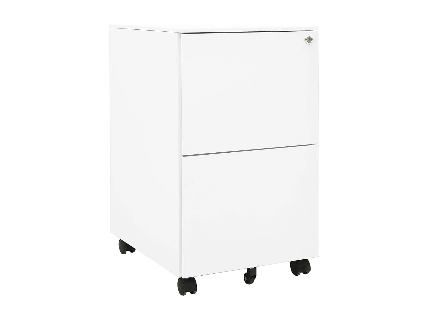 Classeur mobile Blanc 39x45x67 cm Acier